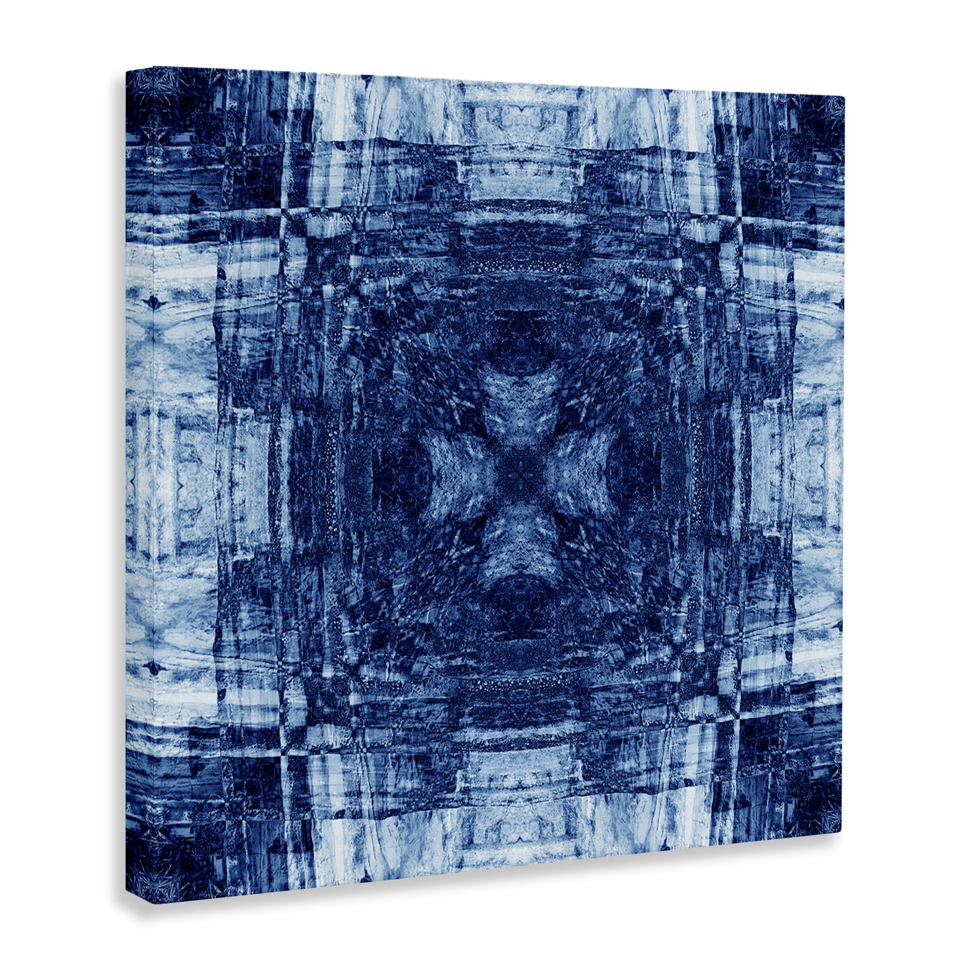 Stupell Industries Linear Geometric Pattern Abstract Painting Wrapped Canvas Art Print Wall Art, 36 x 36