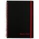thumbnail image 2 of Cuaderno de negocios Black n Red - 70 hojas - Encuadernación con alambre - Peso base de 24 lb - A5 - 5 7/8 x 8 1/4 - Papel blanco - Carpeta roja - Cubierta de polipropileno negro - Cubierta perforada, 2 of 5