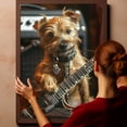 thumbnail image 6 of Norfolk Terrier Dog and Guitar Picture Poster Unframe, Norfolk Terrier Dog Canvas Frame Ready to Hang - Girl Room Decor - Vintage Dog Decor, 6 of 6