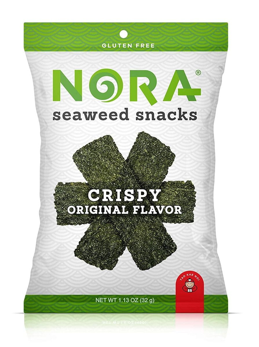 NORA Crispy Seaweed Original Premium Seaweed Snack (12 count, 32g pack