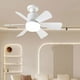 thumbnail image 1 of Ventilador de techo con luz, lámpara de ventilador con control remoto, luz silenciosa y ajustable, herramienta de iluminación de 30 W, color, 1 of 8