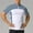 White, variant on YLSDY Mens Slim-Fit Gym Workout T Shirts Color Block Short Sleeve Quick Dry Tee 1/4 Zip Tees Mock Neck Running Soft Tops Green S
