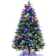 thumbnail image 1 of Árbol navideño Costway nevado preiluminado 150 cm 11 modos de flash 250 luces multicolores, 1 of 3