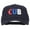Navy, variant on Cuba CUB Flag Embroidered Solid Cotton Pro Style Cap - White OSFM