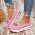 thumbnail image 2 of Women's Mesh Walking Shoes with Arch Support Outdoor Breathable Running Sneakers Comfortable Tennis Sports Shoe for Summer Pink 6.5, 2 of 7