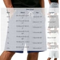 thumbnail image 2 of ROHUUQUE Men Waffle Shorts Drawstring Elastic Waist Straight Leg Solid Summer Bottoms with Pockets Navy, 2 of 8