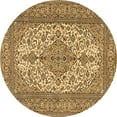 thumbnail image 1 of Ahgly Company Indoor Round Persian Brown Traditional Area Rugs, 3' Round, 1 of 4