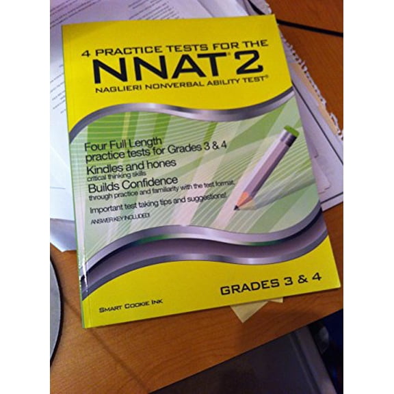 Pre-Owned 4 Practice Tests for the NNAT2 - Grades 3 & 4 (Level D): FOUR FULL LENGTH Practice Tests for GRADE 3 & GRADE 4 (Practice Tests for the NNAT2 - Grade ... (Paperback) 098371679X 9780983716792