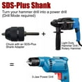 thumbnail image 4 of Metal Heavy Duty 1/2-20UNF 1.5-13mm Keyless Drill Chuck Self-tighten Keyless Chuck Quick Change Drill Bit Adapter Hardware Tool for Impact Driver Screwdriver Hammer Drill Rotary Tool, 4 of 8