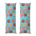 thumbnail image 1 of Balery Cute Donut Funda Protectora para Almohada Corporal de Algodón Hipoalergénico con Cierre(55 x 21 pulgadas), Almohadas No Incluidas, 1 of 7