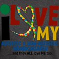 thumbnail image 3 of CafePress - I Love My Autistic & Nonautistic Grandchildren 2 D - Men's Classic Graphic Cotton T-Shirt, 3 of 4