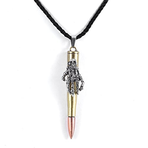 BodyJ4You Mens Bullet Necklace with 