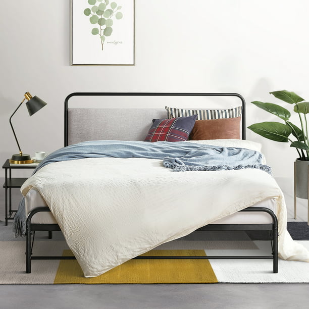 Mellow Nomadi Metal Platform Bed With, Folding Metal Bed Frame Queen