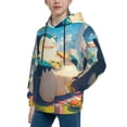 thumbnail image 4 of Youth Cartoon Hoodie Fashion Long Sleeve Kids Pullover Coat Casual Hoody Hooded Sweatshirts for Boys Girls, 4 of 8