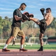 thumbnail image 3 of Almohadillas de boxeo RDX Maya Hide de cuero curvo con gancho y pinchazo, 3 of 9