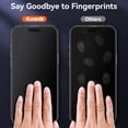 thumbnail image 4 of Protector de pantalla mate con privacidad Esanik para iPhone Air 2 unidades, 4 of 7