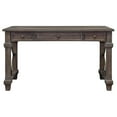 thumbnail image 4 of Pemberly Row Wood Writing Desk Writing Table Office Desk Gray, 4 of 15