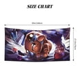 thumbnail image 2 of Lsque The Binding of Isaac Pattern Microfiber Bath Beach Towel Silver Fox Velvet Beach Towel Oversized Quick Dry Absorbent for Pool Swimming Bathroom 27.5x55in, 2 of 5