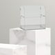 thumbnail image 5 of Estante de Exhibición de Acrílico Multiusos Soporte Elevadores Escaparate Estante Organizador de Almacenamiento Soportes de Encimera Transparent 20cmx10cmx20cm 2 niveles Yinane Estante de exhibición, 5 of 8