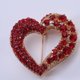 thumbnail image 4 of Nueva moda, piedras preciosas decorativas en forma de corazón, temperamento para mujer, moda, diamante hueco, dulce, combina con todo, broche, ramillete, 4 of 5