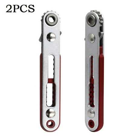 

2PCS Mini Ratchet Wrench Hex Torx Bidirectional Control Screwdriver Drill Bit