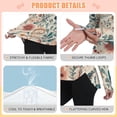 thumbnail image 4 of FORMRS Womens Long Sleeve Shirts UPF 50+ Sun Protection Quick Dry Fishing Hiking Tops, Size S-2XL, Watercolor Leaves, 4 of 8