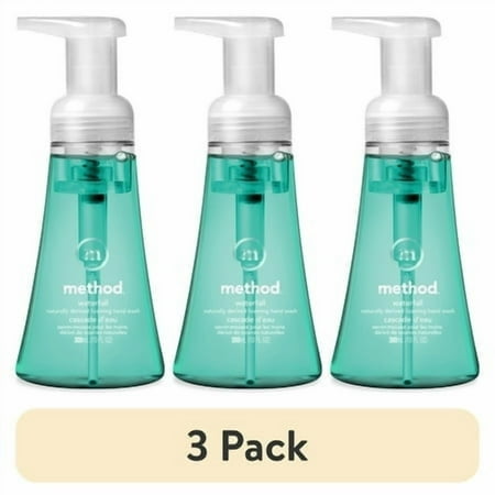 (3 pack) Method Foaming Hand Soap, Waterfall, 10 Ounce