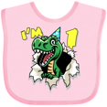 thumbnail image 3 of Inktastic I'm One Dinosaur Boys or Girls Baby Bib, 3 of 4