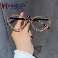 thumbnail image 4 of Sexy Cat Eye Anti Blue Light Glasses Women Luxury Designer Eyeglasses Frame Optical Computer Customize Reading pectacle Gold, 4 of 5