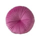 thumbnail image 3 of Cojín redondo, cojín de suelo, elegante y multifuncional, para cama, silla, sofá, Rosa roja, 3 of 9