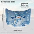 thumbnail image 6 of Garronmavis Christmas Snowman Print Car Hood Cover Car Hood Protectors Cover Waterproof Hood Covers for Cars Easy to Install Car Hood Decoration Novelty Car Bonnet Banner, 6 of 7