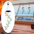 thumbnail image 4 of Campana De Viento De Colibrí Solar Control De Luz Campanas De Viento De Colibrí Colgante Campanas De Viento Decorativas Al Aire Libre Con Panel Solar De Luz Colorida Para Hotel Al Aire Libre Eigraketly HA019536-00, 4 of 7