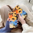 thumbnail image 3 of FFIY Étui Tournesol Colorée Compatible pour iPhone 12 / iPhone 12 Mini/iPhone 12 Pro/iPhone 12 Pro Max, Motif Graffiti Étui de Téléphone pour Filles Femmes (Tournesol, iPhone 12 Pro), 3 of 5