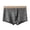 Grey, variant on Men's Exotic Mesh Underwear for Daily Wear - Breathable Ice Silk Briefs with Comfort Fit for Home Casual and Outdoor Activities, L, White