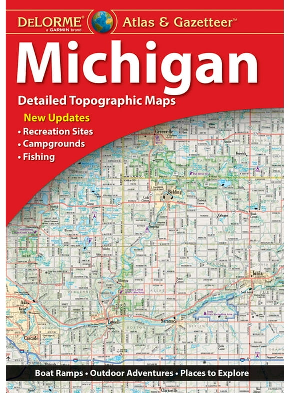 Delorme Atlas & Gazetteer Michigan