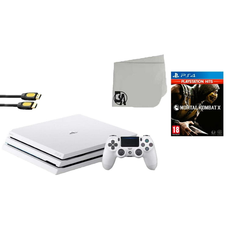 Sony PlayStation 4 PRO Glacier 1TB Gaming White with Mortal Kombat X BOLT Bundle Like - Walmart.com