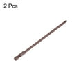 thumbnail image 3 of Uxcell T20 Magnetic Security Torx Screwdriver Bit 1/4" Hex Shank 6" Length, Red 2 Pack, 3 of 5