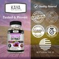 thumbnail image 4 of Kaya Naturals Saffron Supplement Capsule - 100% Pure Saffron Extract with Natural Ingredients | Boost Energy & Mood, Support Eye & Heart Health, 60 Count, 4 of 8