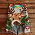 thumbnail image 5 of Ugly sweater christmas women Knit Sweater Long Sleeve For Holiday Size Casual Pullover Cozy Winter Fashion winter clothing for women, 5 of 5