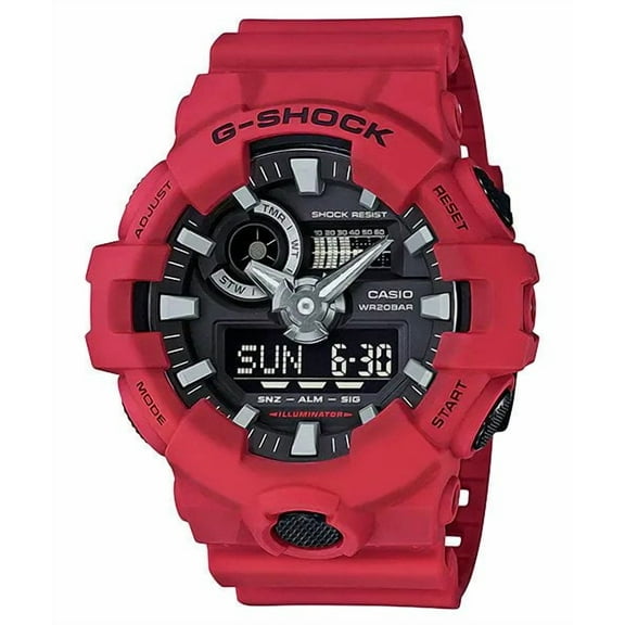 G-Shock Red Digital Analog Watch GA700-4A