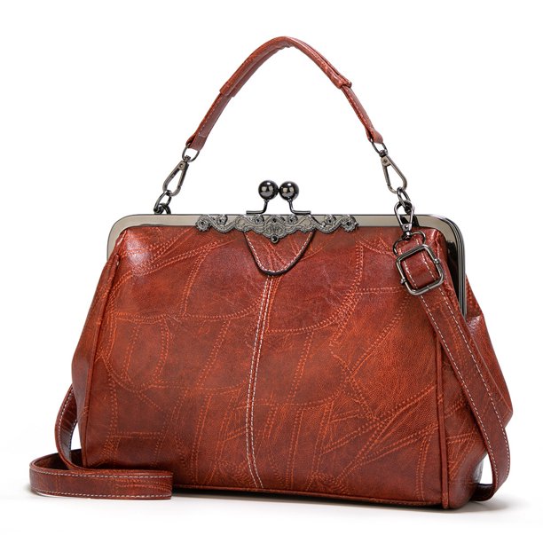 Nuevo estilo, bolso para mujer, bolso de hombro, bolso cruzado, bolso para mujer, bolso con Clip, bolso de cartero Retro británico