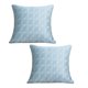 thumbnail image 2 of Funda de almohada cuadrada de seda de hielo (2 piezas), lavable, desmontable, con textura fresca, ideal para dormitorio o como almohada lumbar. También disponible en versión cuadrada con, 2 of 9