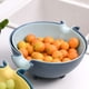 thumbnail image 4 of Cesta De Drenaje Giratoria Doble, Colador De Frutas Y Verduras, Escurridor De Pasta, Fregadero De Doble Capa, Diseño De Drenaje Eficiente, Ayuda Para El Lavado De Platos, 4 of 8