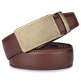 thumbnail image 2 of EASTIN Ceinture Robe à Cliquet en Cuir Véritable pour Hommes avec Boucle Automatique, 2 of 5