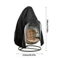 thumbnail image 3 of Hanging Chair Patio Cover | Oxford Cloth Rocking Chair Sunshade | Dustproof Garden Furniture Protector, 3 of 6