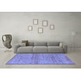 thumbnail image 3 of Ahgly Company Indoor Round Abstract Blue Modern Area Rugs, 8' Round, 3 of 4