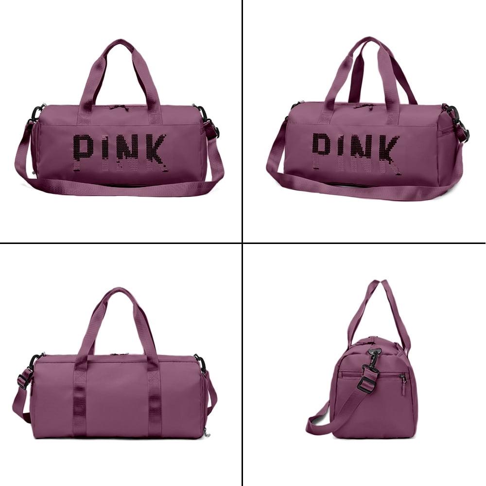 Gym Bag Travel Sports Duffel Bag for Men and Women Weekender Bag Workout Tote Bag with Dry Wet Pocket & Shoes Compartment