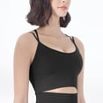thumbnail image 6 of IROINNID Savings Cross-Back Bra for Women Sports Bras Ladies Sports Bras Shockproof Large Size No Steel Rings Bra Yoga Fitness,Black, 6 of 6