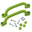Green Metal Safety Grab Handles Set, Kids Outdoor Play House Hand Grip ...