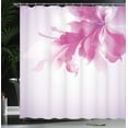 thumbnail image 3 of Ambesonne Abstract Shower Curtain, Gradient Toned Flowers Art, 69"Wx70"L, Magenta Rose, 3 of 4